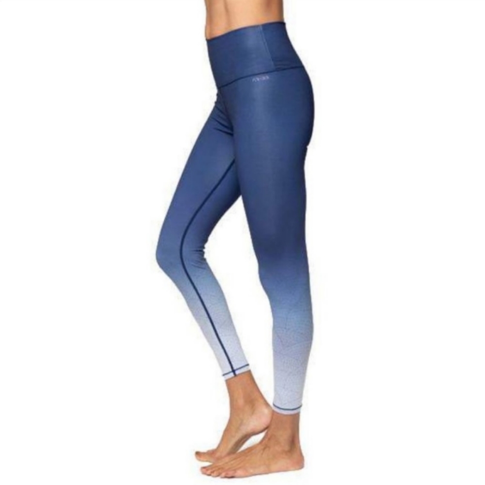 AR-33 Alpha 7/8 High Waist Ocean Fade Size Small Leggings NWT